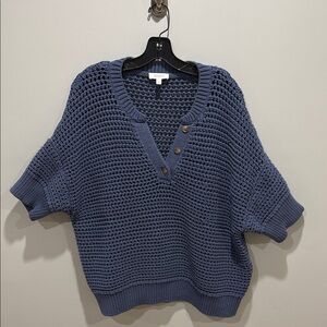 Haven Well Within Blue V-Neck Sweater